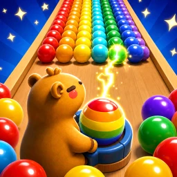 أيقونة 3D Bubble: Capybara Shoot